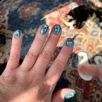 Van Gogh Almond Blossom Nails