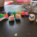 Clay Sculpting: Vivid Earrings, Necklaces, and Figurines for Pride Month